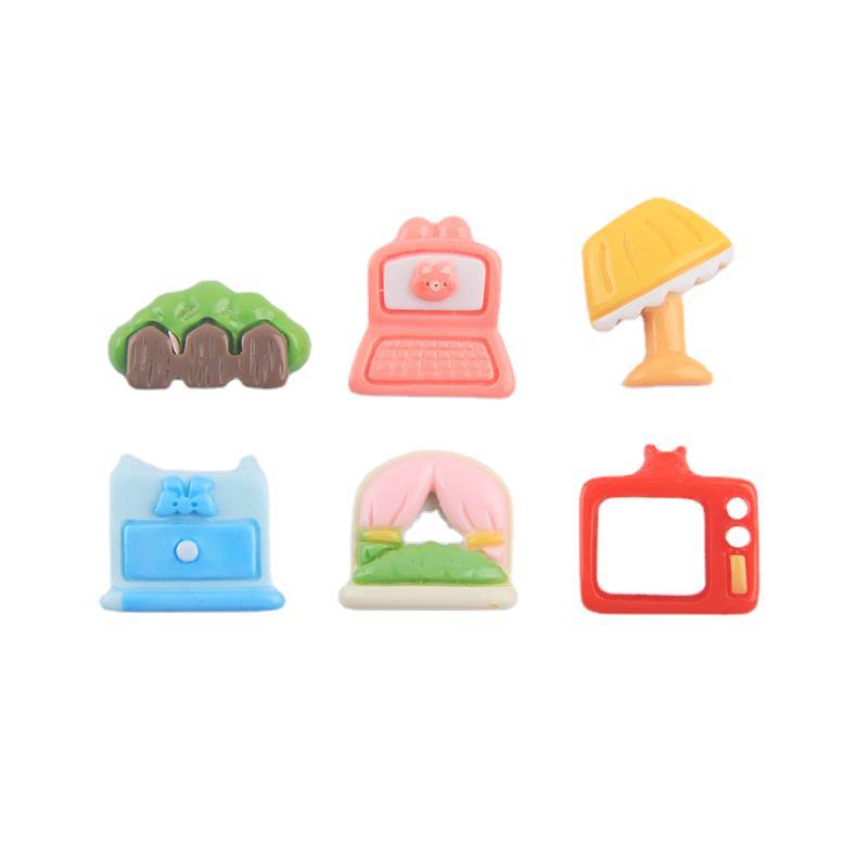 Wholesale cartoon home furnishing resin cream glue Phone Case